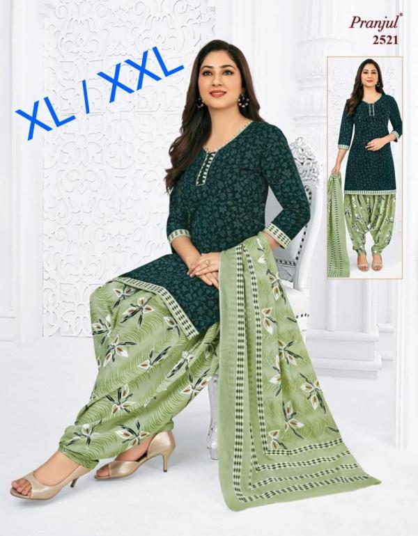 Pranjul Preksha Hit Collection Cotton Designer Patiyala Readymade Suit